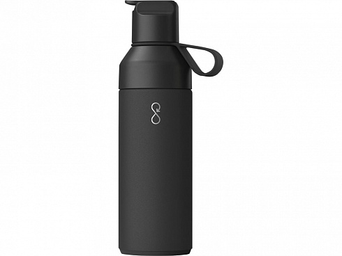 Бутылка-термос для воды Ocean Bottle GO объемом 500 мл - черный — РПК «Прогресс»