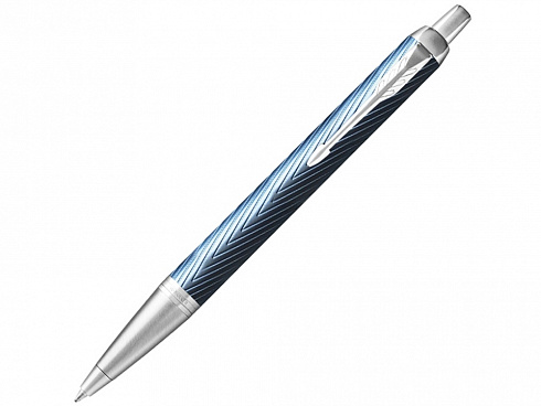 Шариковая ручка Parker IM Premium K318  Blue Grey CT, стержень: M, цвет чернил: blue, в подарочной упаковке. — РПК «Прогресс»
