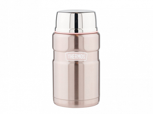 Термос из нерж. стали с ложкой тм THERMOS SK3021Р 0,7L, розовый — РПК «Прогресс»