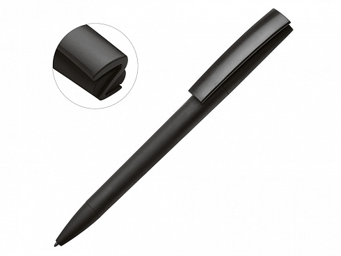Ручка пластиковая soft-touch шариковая Zorro, черный — РПК «Прогресс»