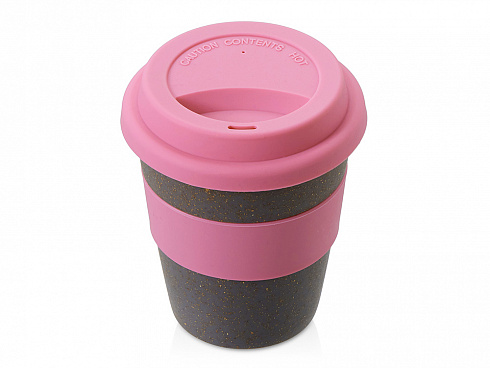 Стакан с силиконовой крышкой Cafe, dust pink — РПК «Прогресс»
