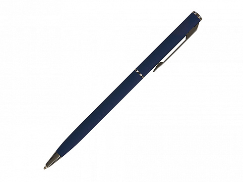 Ручка шариковая автоматическая BrunoVisconti® PALERMO цвет корпуса темно-синий, soft-touch, 0.7 мм — РПК «Прогресс»
