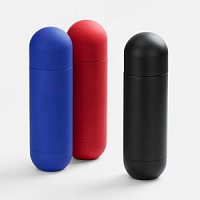 Термос Tubula Soft Touch, черный