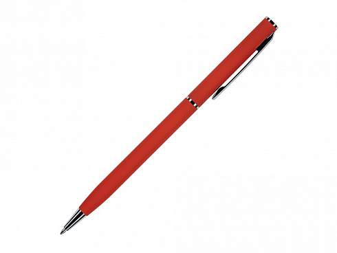 Ручка шариковая автоматическая BrunoVisconti® PALERMO цвет корпуса красный, soft-touch, 0.7 мм — РПК «Прогресс»