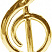 Фигура Скрипичный ключ