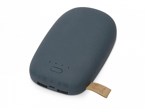 Внешний аккумулятор в форме камня Stone, 10400 mAh, темно-серый — РПК «Прогресс»