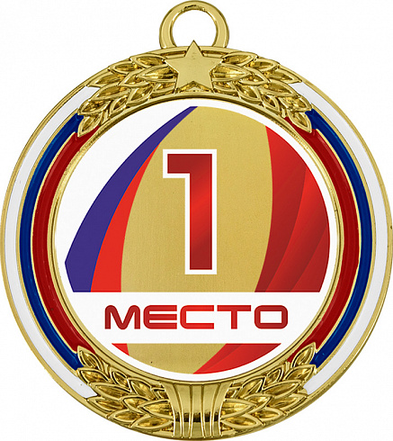 Медаль с наклейкой DTF 1 место