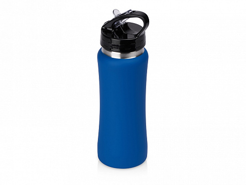 Бутылка для воды Bottle C1, сталь, soft touch, 600 мл, синий — РПК «Прогресс»