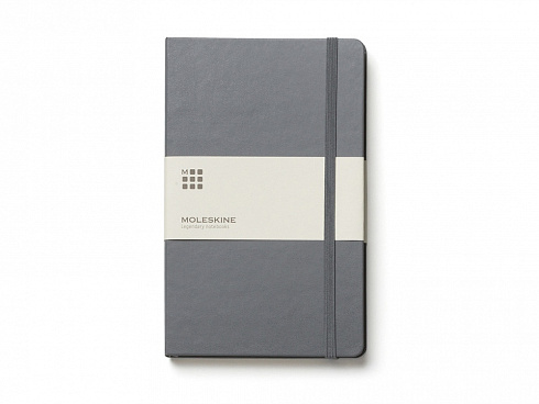 Записная книжка Moleskine Classic (в линейку) в твердой обложке, Pocket (9x14см), серый — РПК «Прогресс»