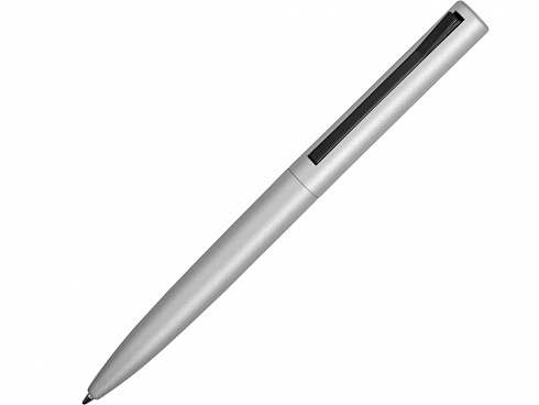 Ручка металлическая шариковая Bevel, серебристый/черный — РПК «Прогресс»