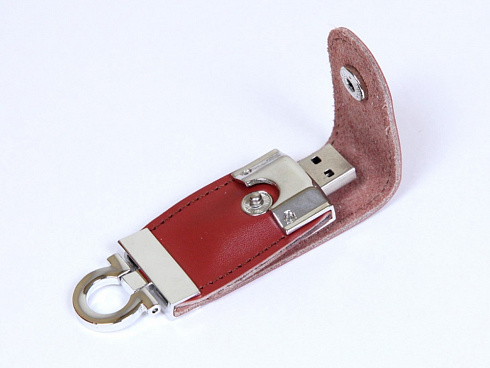 USB-флешка на 16 Гб в виде брелка, коричневый — РПК «Прогресс»