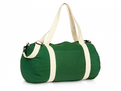 Хлопковая сумка Barrel Duffel, зеленый/бежевый — РПК «Прогресс»