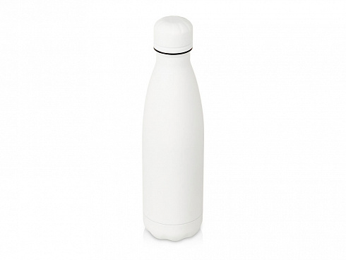 Вакуумная термобутылка Vacuum bottle C1, soft touch, 500 мл, белый — РПК «Прогресс»