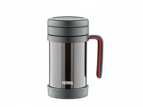 Термос из нерж. стали с ситом тм THERMOS TCMF-501, черный — РПК «Прогресс»