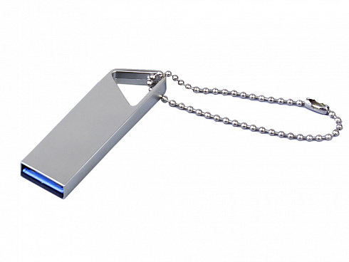 USB 2.0-флешка на 8 Гб с мини чипом, компактный дизайн, отверстие треугольной формы для цепочки — РПК «Прогресс»