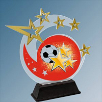 Акриловая награда Футбол (УФ печать)