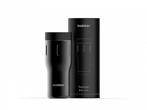 Термос питьевой, вакуумный, бытовой, тм bobber. Объем 0,47 литра. Артикул Tumbler-470 Black Coffee — РПК «Прогресс»