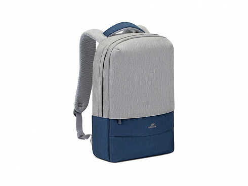 RIVACASE 7562 grey/dark blue рюкзак для ноутбука 15.6'', серый/темно-синий — РПК «Прогресс»