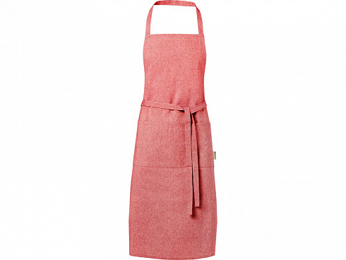 Pheebs 200 g/m2 recycled cotton apron, красный яркий — РПК «Прогресс»