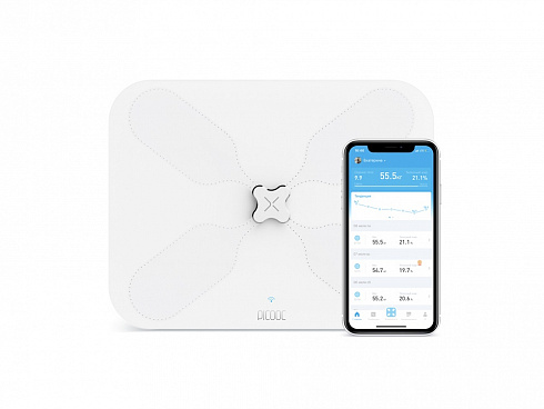 Умные диагностические весы с Wi-Fi Picooc S3 Lite White V2 (6924917717353), белый — РПК «Прогресс»