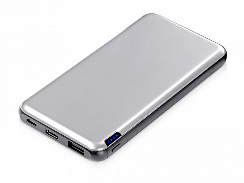 Внешний аккумулятор Forge v.2, металл, 10000mah, серебристый — РПК «Прогресс»
