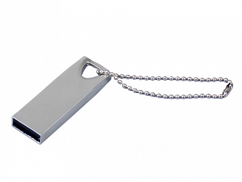 USB 2.0-флешка на 8 Гб с мини чипом, компактный дизайн, стильное отверстие для цепочки — РПК «Прогресс»