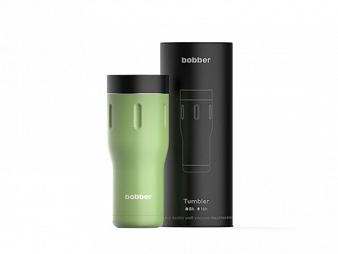 Термос питьевой, вакуумный, бытовой, тм bobber. Объем 0,47 литра. Артикул Tumbler-470 Mint Cooler — РПК «Прогресс»