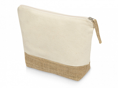 Косметичка Jute из хлопка и джута, натуральный — РПК «Прогресс»