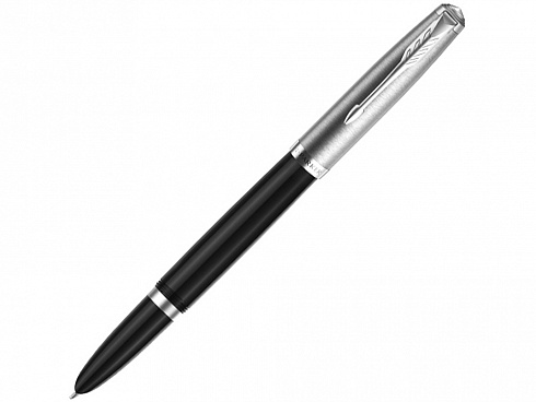 Перьевая ручка Parker 51 CORE BLACK CT, перо: F, цвет чернил: black, в подарочной упаковке. — РПК «Прогресс»