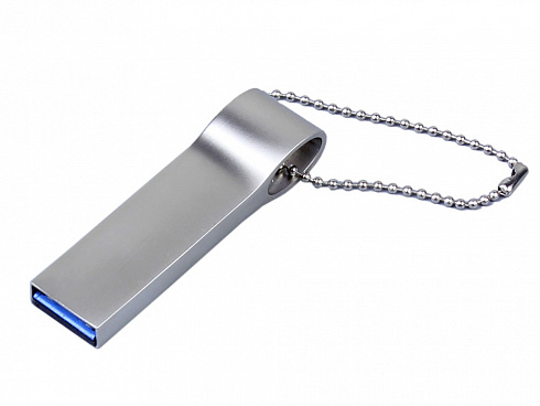 USB 2.0-флешка на 128 Гб с мини чипом, компактный дизайн, боковое отверстие для цепочки — РПК «Прогресс»
