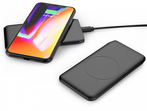 Беспроводное зарядное устройство AIR PAD, черный — РПК «Прогресс»