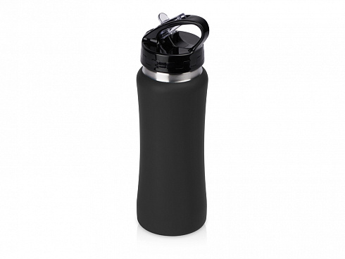 Бутылка для воды Bottle C1, сталь, soft touch, 600 мл, черный — РПК «Прогресс»