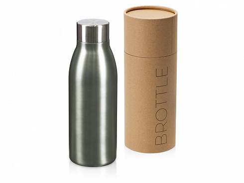 Вакуумная термобутылка Brottle, темно-серый — РПК «Прогресс»