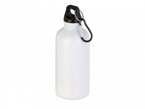 Бутылка Hip S с карабином 400мл, белый — РПК «Прогресс»