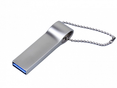 USB 2.0-флешка на 4 Гб с мини чипом, компактный дизайн, боковое отверстие для цепочки — РПК «Прогресс»