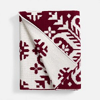 Шарф Wintertude L, красный с белым