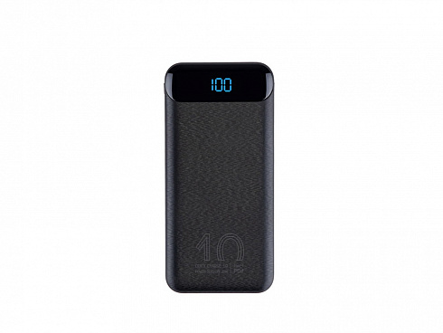 VA2540 (10 000mAh), QC/PD 20W внешний аккумулятор с дисплеем, черный — РПК «Прогресс»