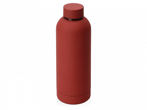 Вакуумная термобутылка Cask Waterline, soft touch, 500 мл, красный (P) — РПК «Прогресс»