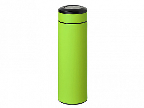 Вакуумный термос Vacuum Flask C1, soft touch, 420мл, зеленое яблоко — РПК «Прогресс»