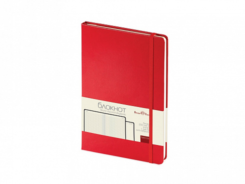 Блокнот А5 Megapolis Journal, красный — РПК «Прогресс»