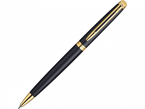 Шариковая ручка Waterman Hemisphere, цвет: MatteBlack GT, стержень: Mblk — РПК «Прогресс»