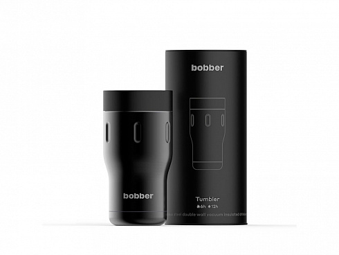 Термос питьевой, вакуумный, бытовой, тм bobber. Объем 0,35 литра. Артикул Tumbler-350 Black Coffee — РПК «Прогресс»