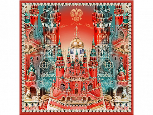 Платок Кремль - Москва - Фаберже — РПК «Прогресс»