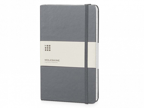 Записная книжка Moleskine Classic (в линейку) в твердой обложке, Large (13х21см), серый — РПК «Прогресс»