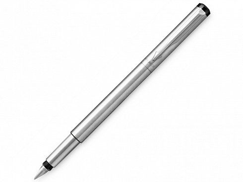 Ручка перьевая Parker Vector Standard Stainless Steel CT, серебристый — РПК «Прогресс»