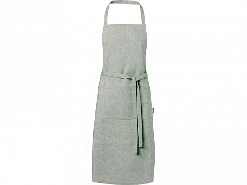 Pheebs 200 g/m2 recycled cotton apron, зеленый яркий — РПК «Прогресс»