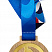 Деревянная медаль с лентой Лыжный спорт