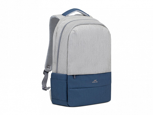 RIVACASE 7567 grey/dark blue рюкзак для ноутбука 17.3 / 6 — РПК «Прогресс»