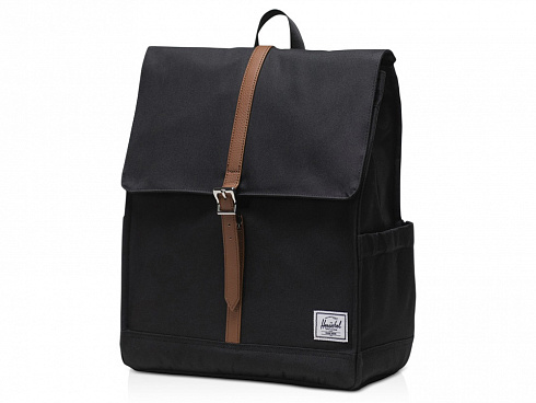 Herschel City рюкзак из переработанного материала объемом 16 л - сплошной черный — РПК «Прогресс»