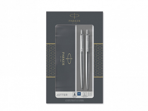 Набор Parker Jotter Core Stainless Steel CT ручка шариковая, карандаш механический — РПК «Прогресс»